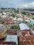 Santo Domingo, Domincan Republic, cica September 2022 - aerial view over poor suburbs