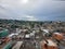 Santo Domingo, Domincan Republic, cica September 2022 - aerial view over poor suburbs