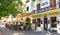 Santo Domingo, Dominican Republic. Street life and view of Calle el Conde and Colonial Zone of Santo Domingo city.