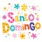 Santo Domingo vector lettering decorative type