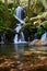 Santo Estevo Waterfall. Santo Estevo de Rivas de Sil