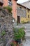 Santo Lussurgiu, Sardinia, Italy. Old village lane