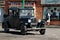 Santoft trolleybus museum. Lincolnshire, UK. April 2024. Vintage taxi giving rides.