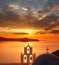 Santorini Churches in Fira, Greece