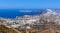 Santorini, Cyclades islands. Greece. Traditional and famous greek architecture-aerial view