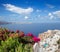 Santorini - The flower over Oia