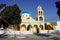 SANTORINI, GREECE - APRIL 27, 2022: Saint Georgios Oia Holy Orthodox Church, Santorini, Greece