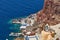 Santorini, Greece, August 21, 2013: Beautiful view of the Amoudi Bay in Santorini
