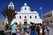 Santorini, Greece September 20 2018, Tourist visiting the church of Saint George
