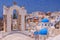 Santorini Oia Belltower Digital Painting