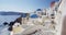Santorini Oia Blue Domed Church Tourist Attraction Destination Landmark