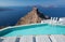 Santorini - The outlook over the luxury resort in Imerovigili