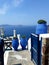 Santorini, View of Caldera from The  Blue-white Balcony