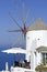 Santorini windmill