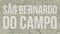 Sao Bernardo do Campo map city poster, horizontal background vector map with opacity title. Municipality area street map.