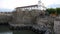 Sao Bras Fort, eastern elevation facing the harbor, Ponta Delgada, Azores, Portugal