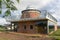 Sao Carlos, SP, Brazil - Feb 25 2021: Observatory at UFSCar. Entrance of the building at Federal University of Sao Carlos