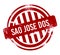 Sao Jose Dos Campos - Red grunge button, stamp