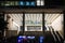 Sao Paulo/Brazil: GAZETA UNIP entrance, streetview in Paulista avenue, night