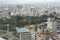 SAO PAULO, BRAZIL - JUNE 11, 2021: Skyline view of Sao Paulo in a cloudy day Including downtown Paulista Avenue buildings famous