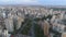 SAO PAULO, BRAZIL - MAY 3, 2018: Aerial view of city centre, residental and business buildings