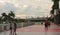 Sao Paulo, Brazil: Villa Lobos Park, basketball area