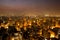 Sao Paulo metropolis at night: the bright skyline of the city of Sao Paulo, Brazil`s largest city, during the evening/night.