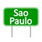 Sao Paulo road sign.