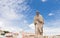 Sao Vicente statue on a beautiful sunny day in Lisbon Portugal.