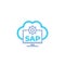 SAP, business cloud software vector icon