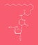 Sapacitabine cancer drug molecule nucleoside analog. Skeletal formula.