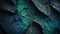 sapphire blue to mint green gradient color rough grunge rock texture close-up ai generated