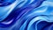 Sapphire Serenity Fluid Color Waves Abstract Pattern