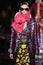 Sara Grace Wallerstedt walks the runway at the Versace Pre-Fall 2019 Collection