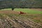 Saraburi, Thailand: Farmer Plowing Fields