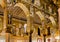 Saracen arches and Byzantine mosaics within Palatine Chapel of the Royal Palace in Palermo