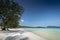 Saracen Bay beach in Koh Rong Samloen island in Cambodia