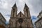 Sarajevo, Bosnia and Herzegovina, skyline, Sacred Heart Cathedral, church, Sarajevska katedrala, aerial view, old town