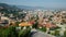 Sarajevo skyline aerial view at summer in Bosnia and Herzegovina