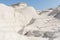 Sarakiniko beach lunar landscape in Milos, Cyclades Islands, Aegean Sea, Greece