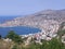 Sarande, Albania â€“ July 15, 2018: View of the city Saranda.