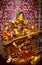 Saraswati Hindu God playing sittar / vina