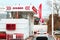 Saratov, Russia - 11.01.2020: Lukoil fuel station, the car is refueled with gasoline, petrol