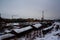 Saratov, station Saratov 2/ Russia - Panorama of Saratov from railway station.