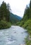 Sarca river through Genova valley