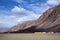 Sarchu camping tents at the Leh - Manali Highway in India