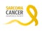 Sarcoma Cancer Awareness Month banner.