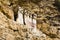 Sarcophagi on a mountain slope