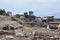 Sarcophagi,  Necropolis, Hierapolis or Holy City, Pamukkale, Denizli Province, Turkey