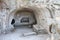 Sarcophagus in an Ancient cave tomb in Beit Shearim, northern Israel